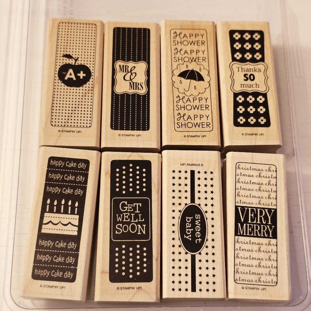 Stampin Up It's A Wrap Occasions Set of 7